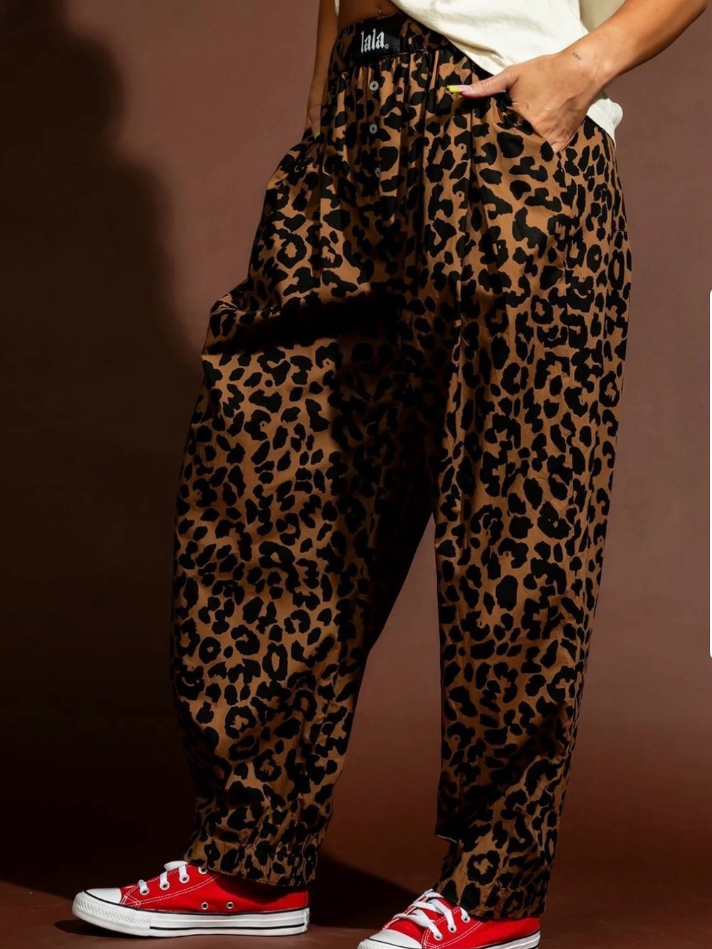 Dressed in Lala Barrel Leg Boxer Pants
